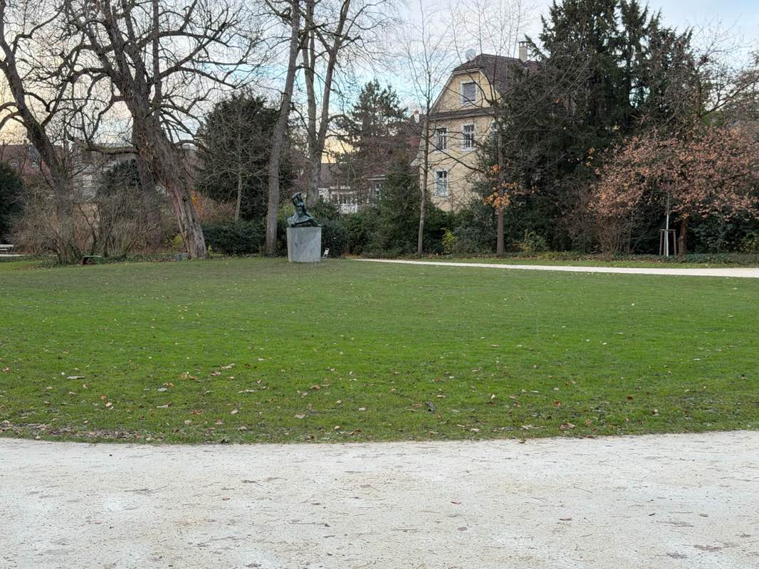 walking near me in Rosenfeldpark in winter