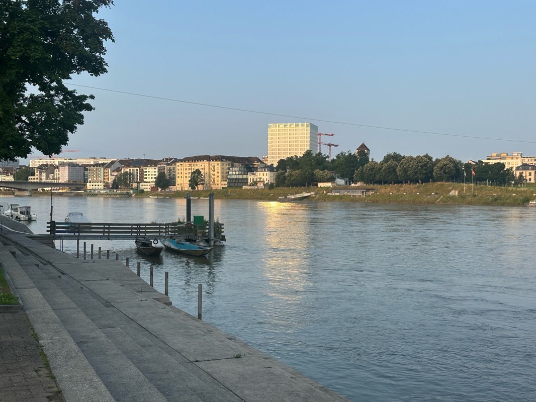 walking near me in Erlenmattpark in summer