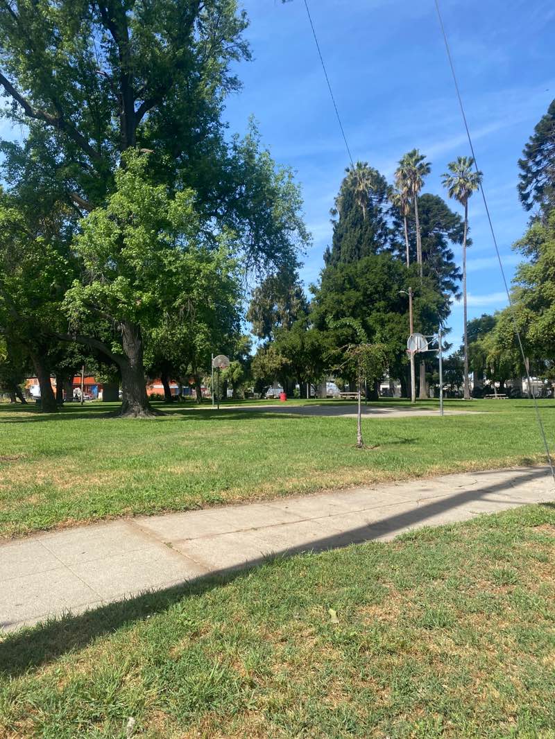 walking near me in Constitution Park in spring