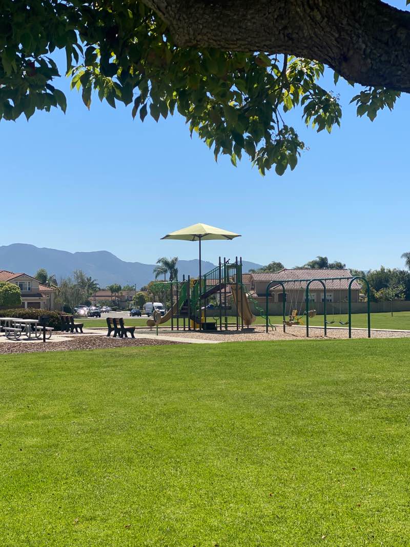 walking near me in Rancho Calleguas Park in spring