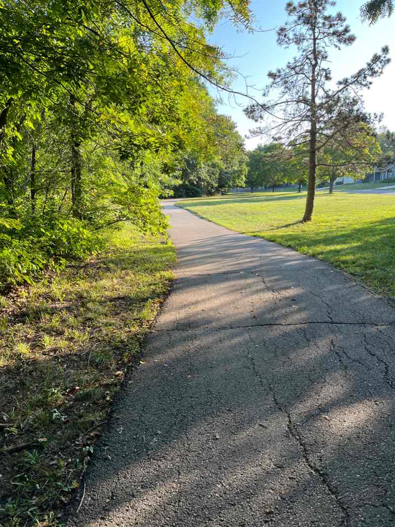 walking near me in Indian Valley Park;Indian Creek Park in winter