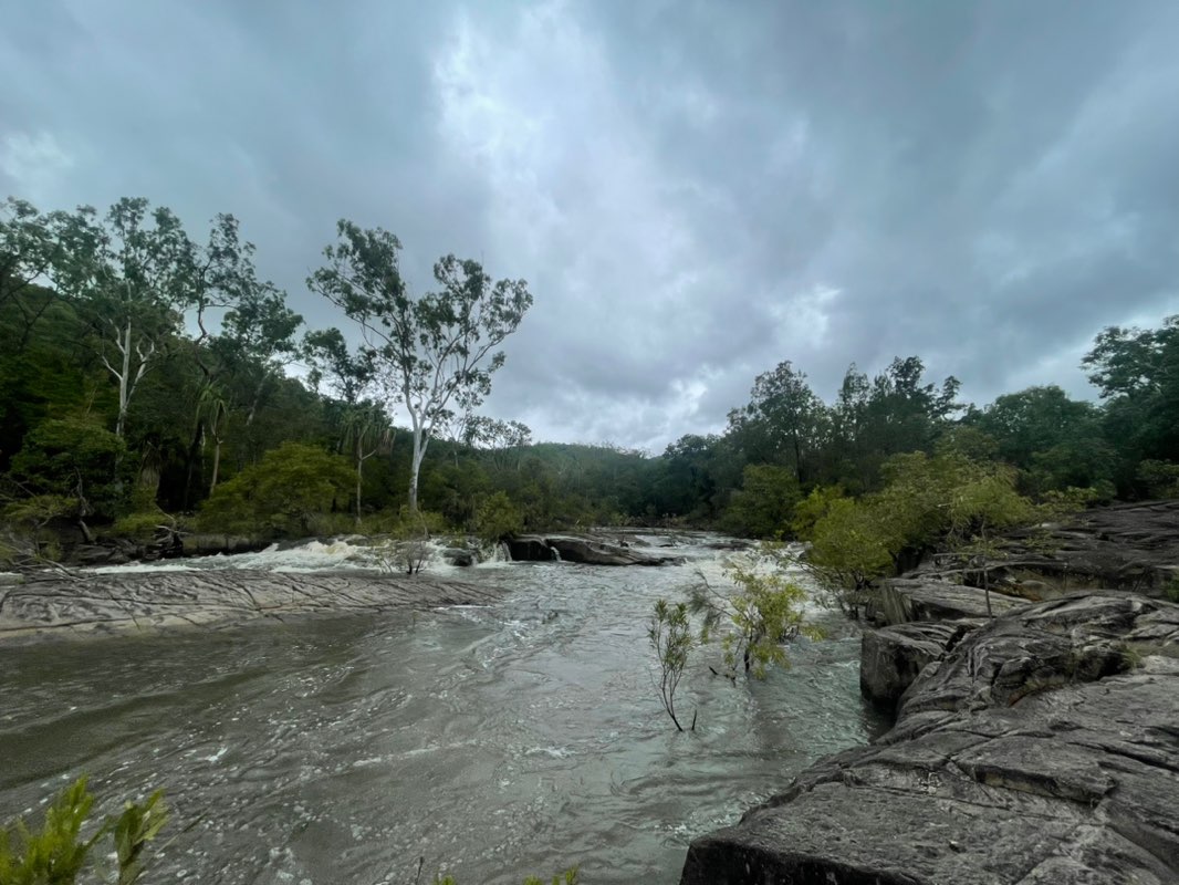 walking near me in Bowling Green Bay National Park in summer