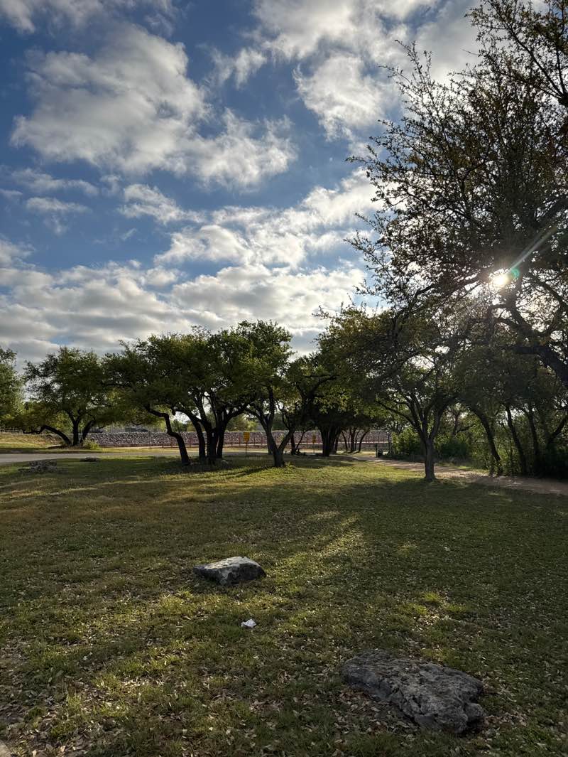 walking near me in Brushy Creek Lake Park in spring