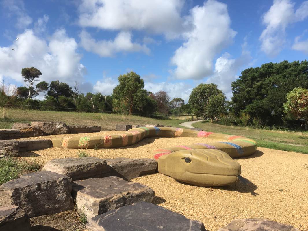 walking near me in Bunurong Marine Park in summer