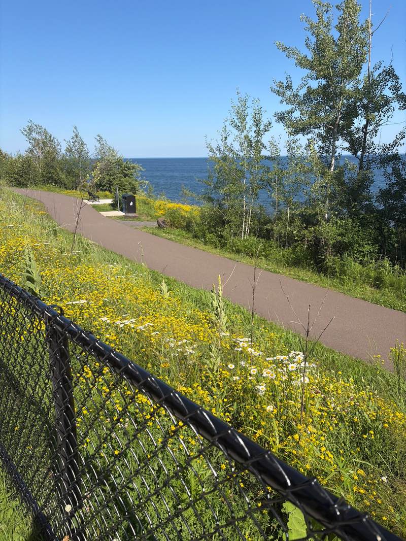 walking near me in Brighten Beach Park in summer
