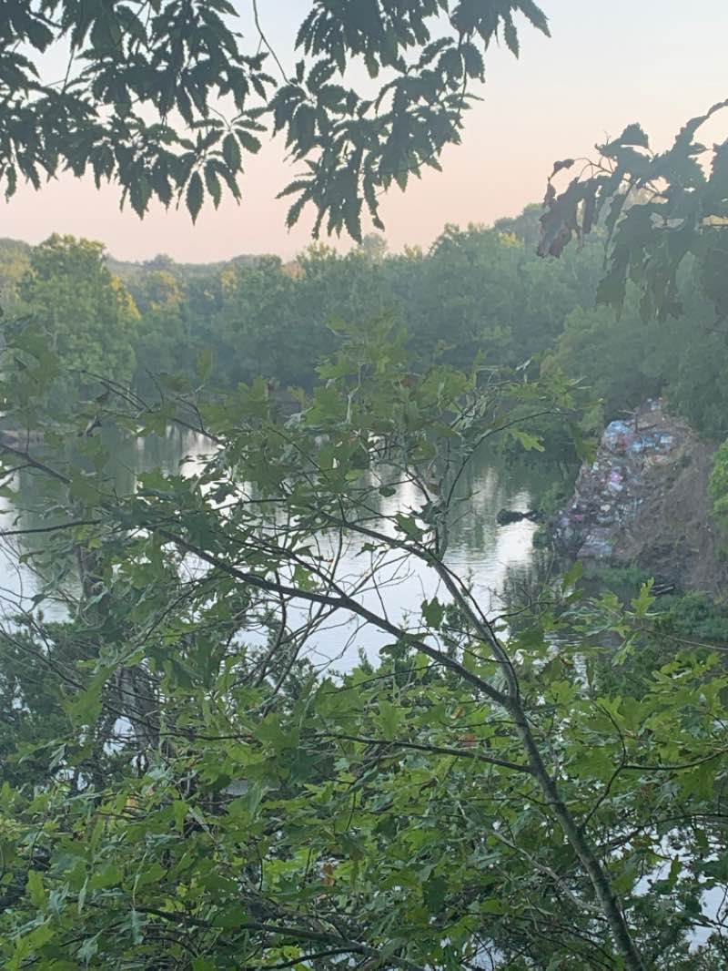 walking near me in Cadron Settlement Park in winter