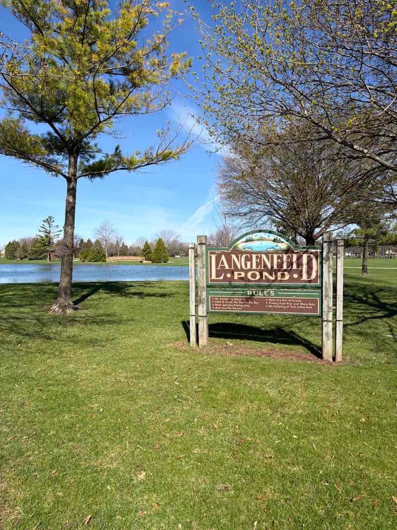 walking near me in Kiwanis Park in spring