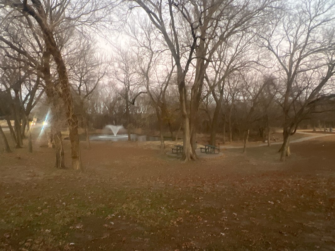 walking near me in Suncreek Park in winter