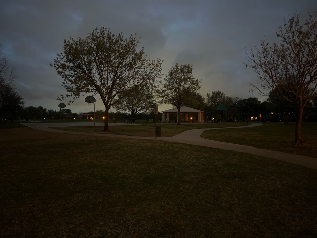 walking near me in Watters Crossing Park in spring