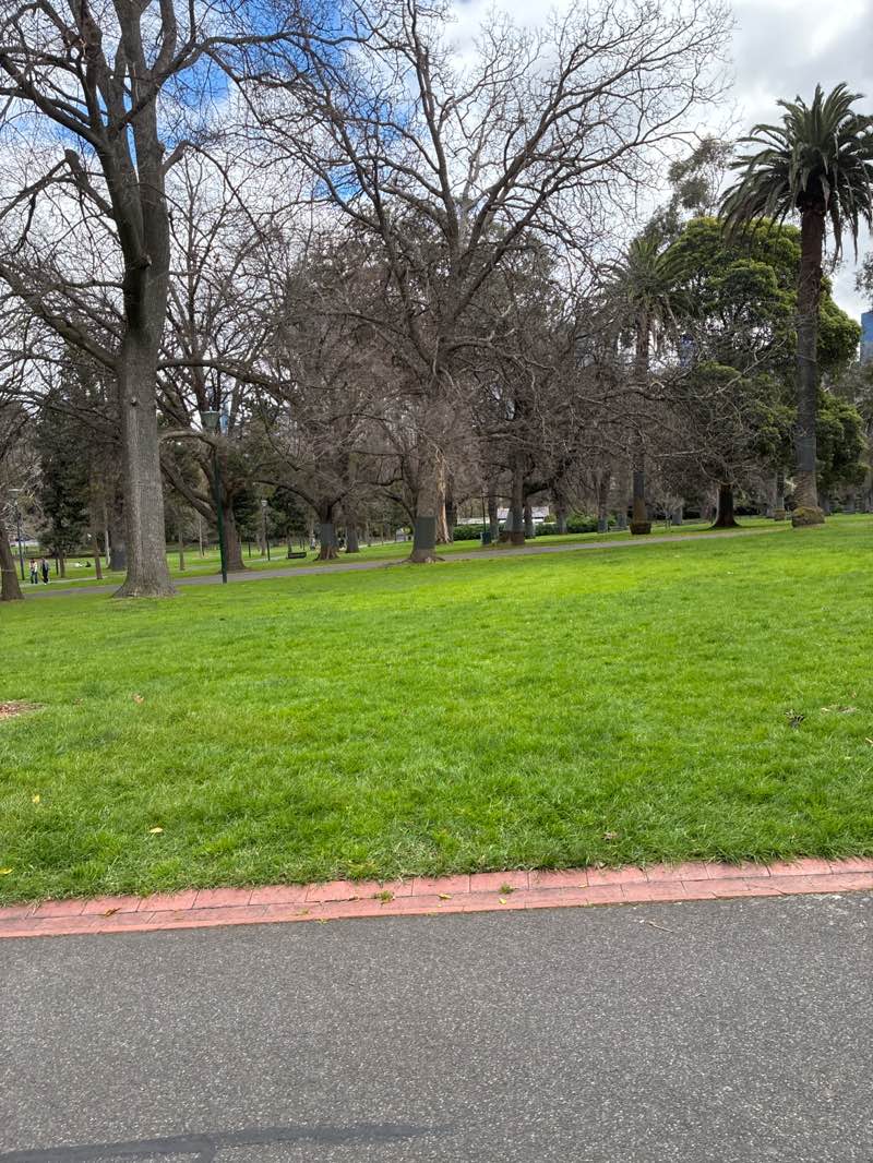 walking near me in Fitzroy Gardens in spring