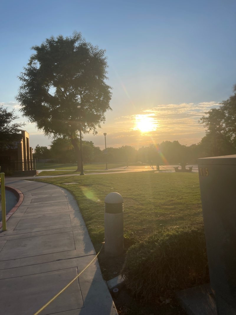 walking near me in Celebration Park in autumn