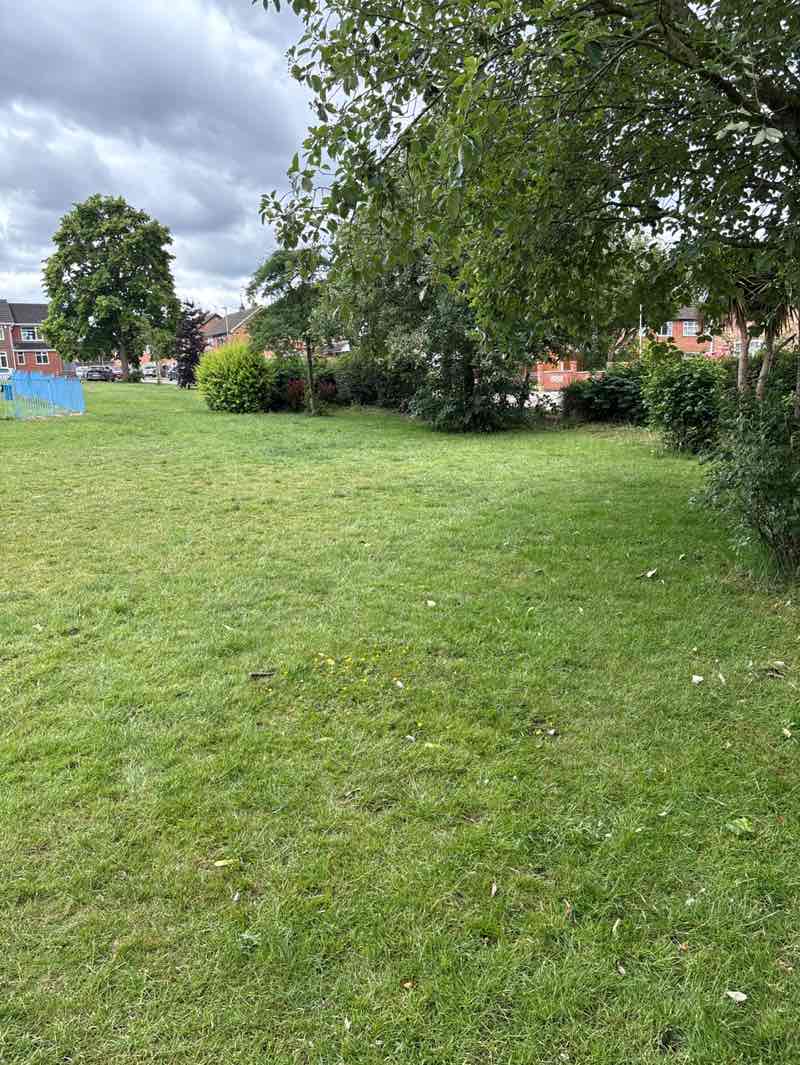 walking near me in Chiltern Green Play Park in summer