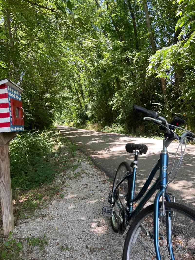 walking near me in Virgil Park in winter