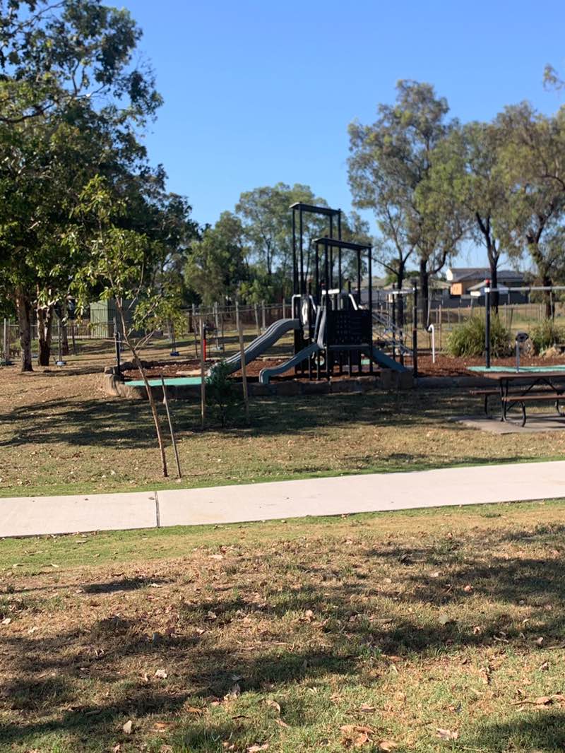 walking near me in Alroy Park in spring