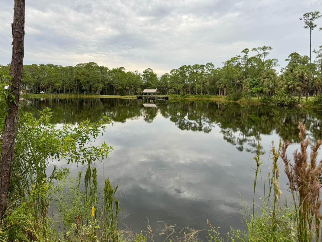 walking near me in Grant-Valkaria Community Park in winter