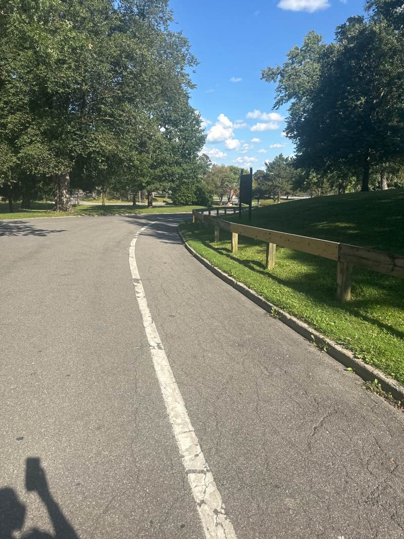 walking near me in Burnet Park in autumn