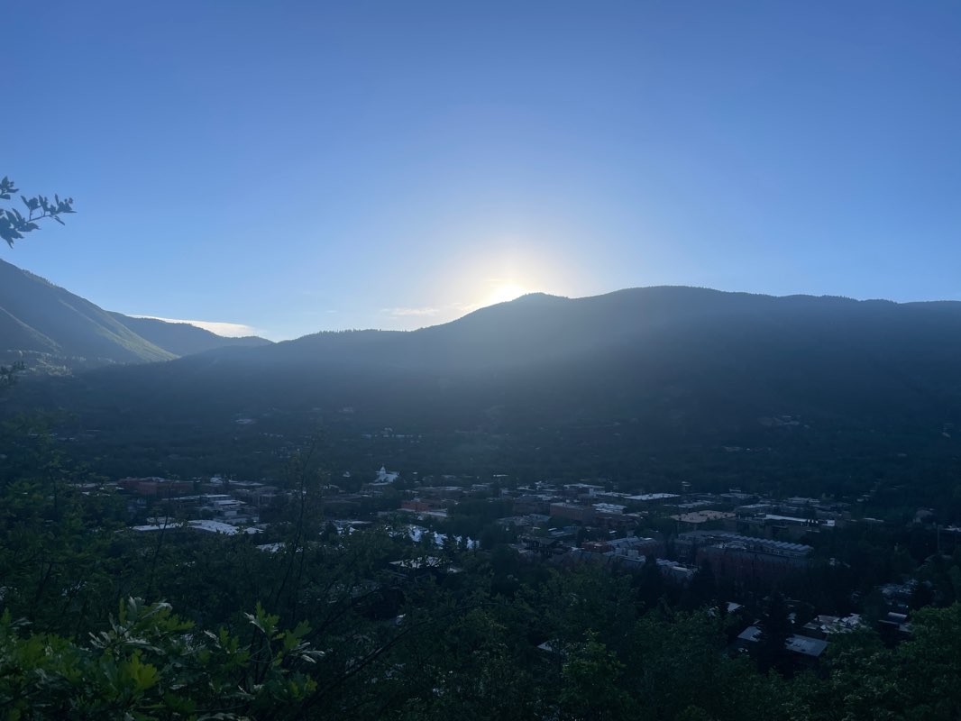 walking near me in White River National Forest in winter