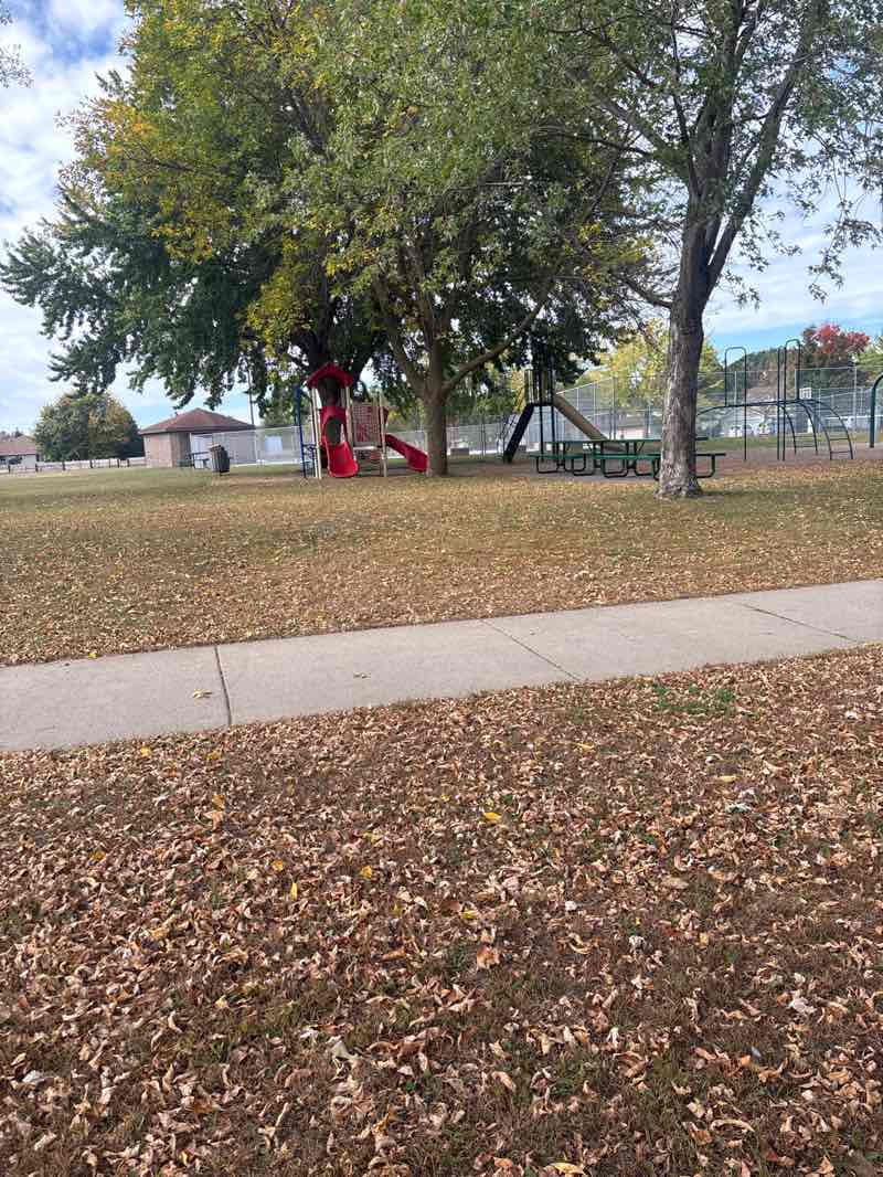 walking near me in Rotary Park in autumn