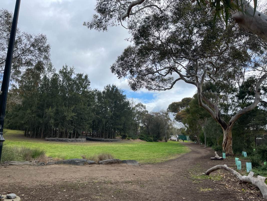 walking near me in All Nations Park in spring