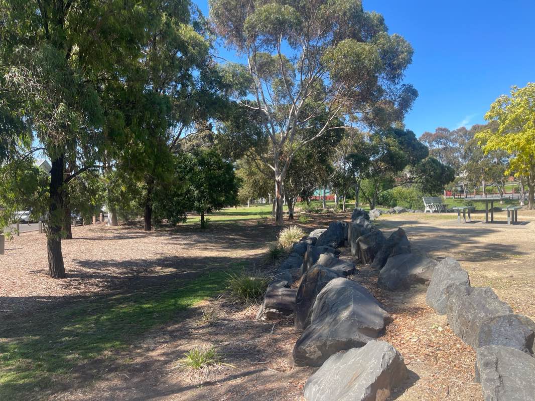 walking near me in All Nations Park in summer