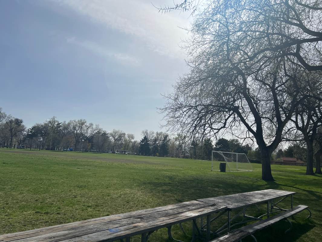 walking near me in Jordan Park in spring