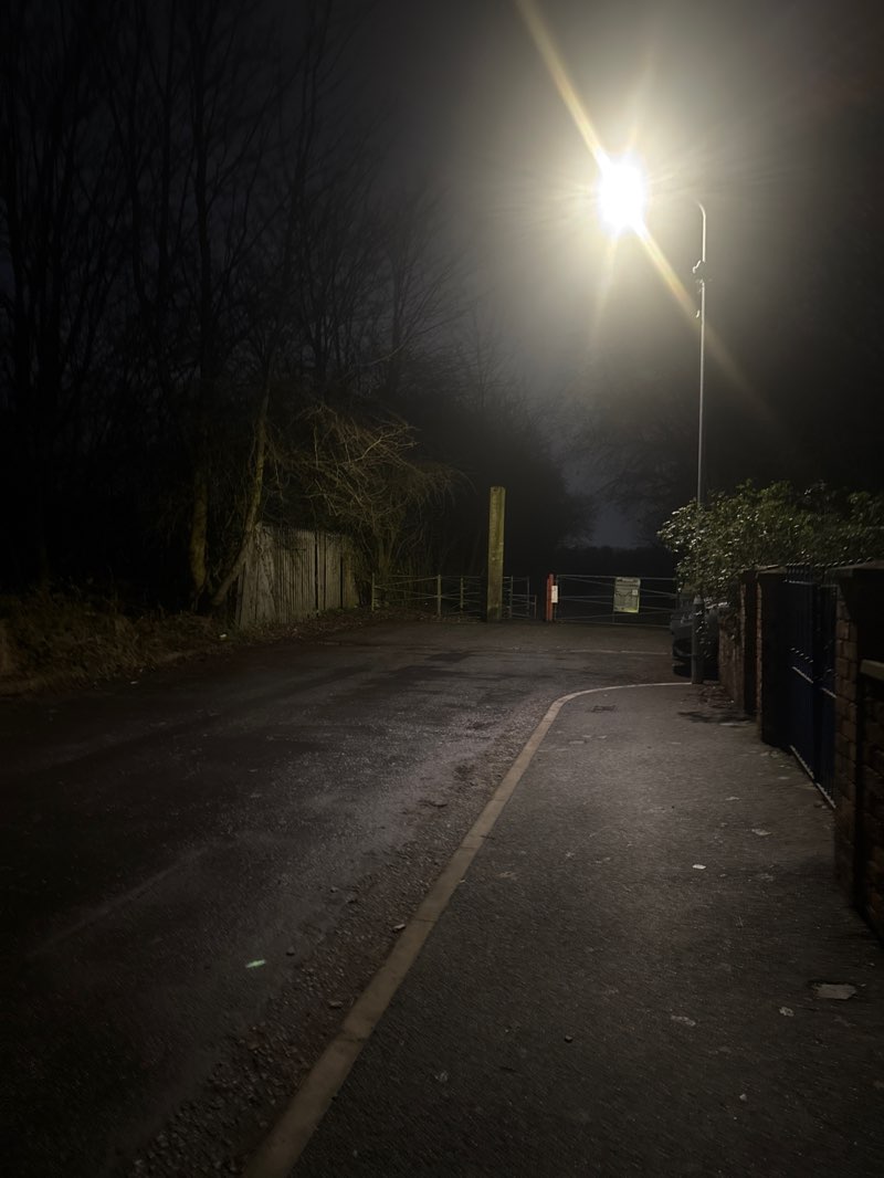 walking near me in Stadt Moers Park: Pottery Fields in winter