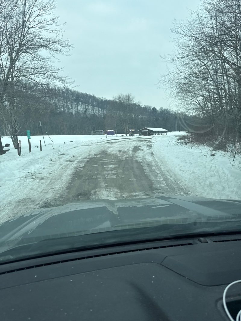 walking near me in Hess Recreation Forest in winter