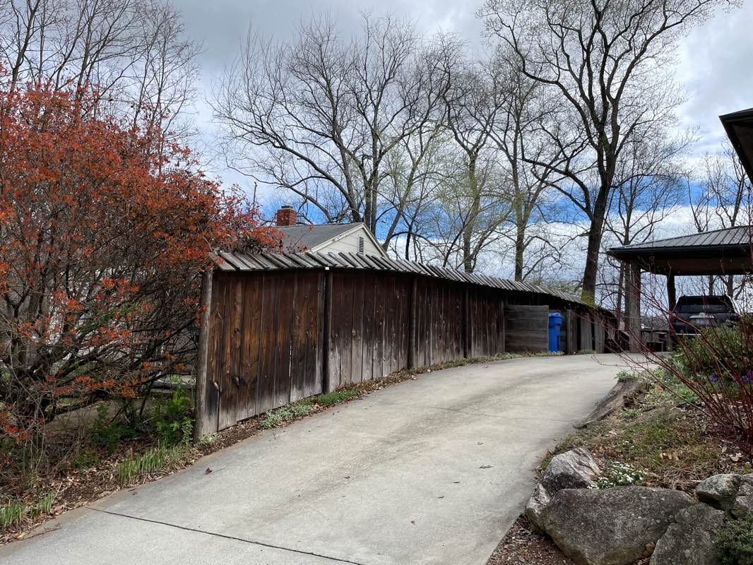 walking near me in French Broad River Park in winter