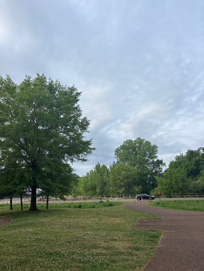 walking near me in Stones River National Battlefield in spring
