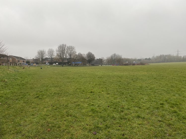 walking near me in Hurst Green Park in winter