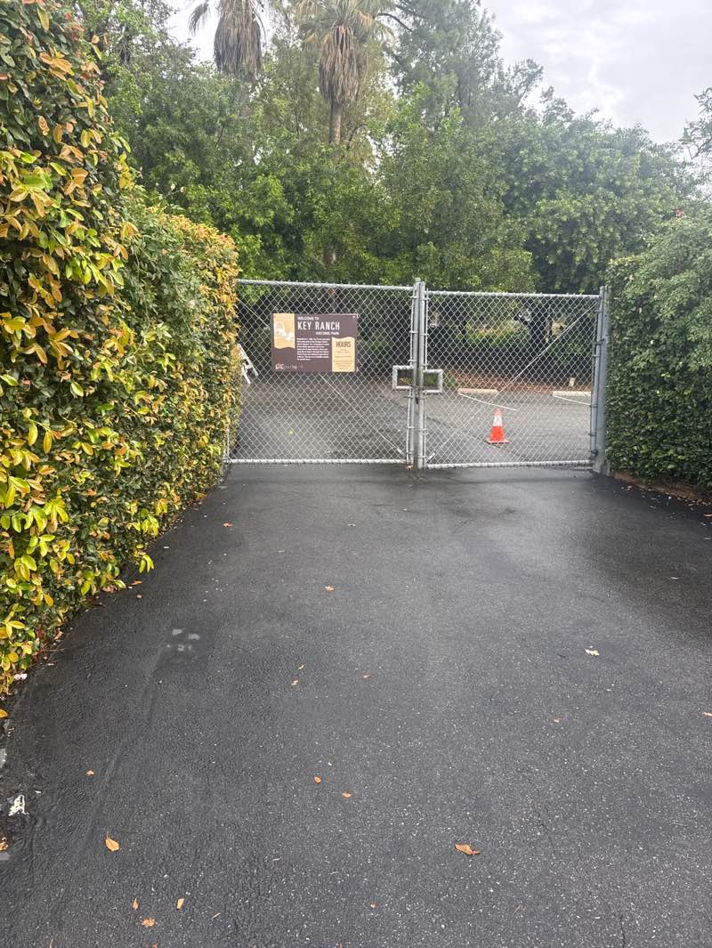 walking near me in George Key Ranch Historic Park in winter