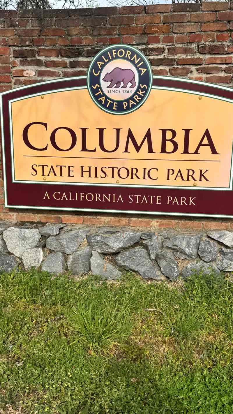 walking near me in Columbia State Historic Park in spring