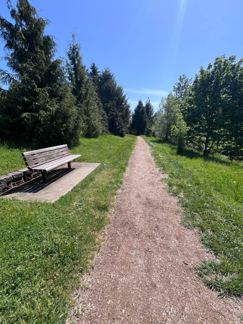 walking near me in Sgt. Ian M. Tawney Memorial Park in spring