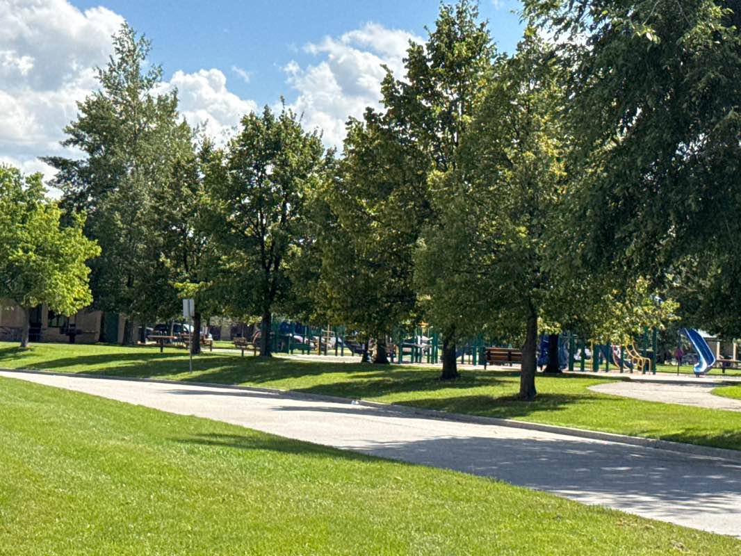 walking near me in Lincoln Drive Park in autumn