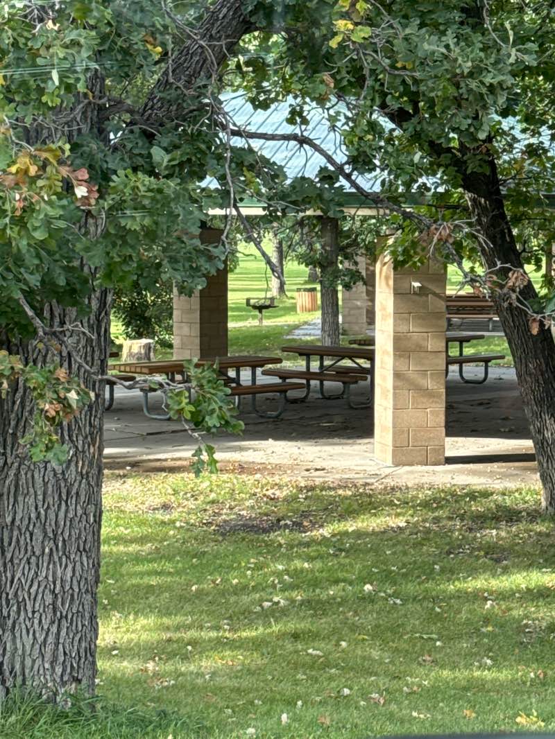 walking near me in River Heights Park in autumn
