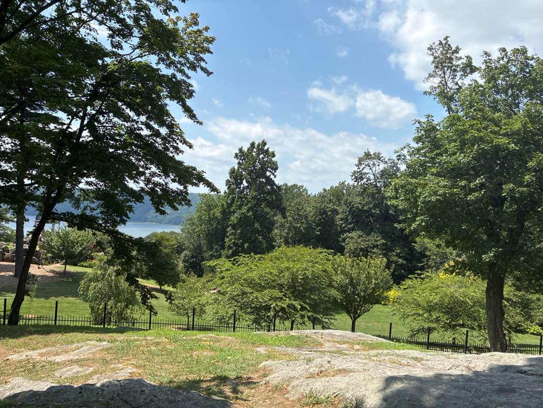 walking near me in Untermyer Park and Gardens in autumn