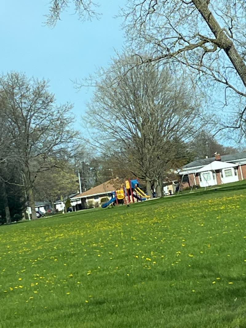 walking near me in Carlson Park in spring