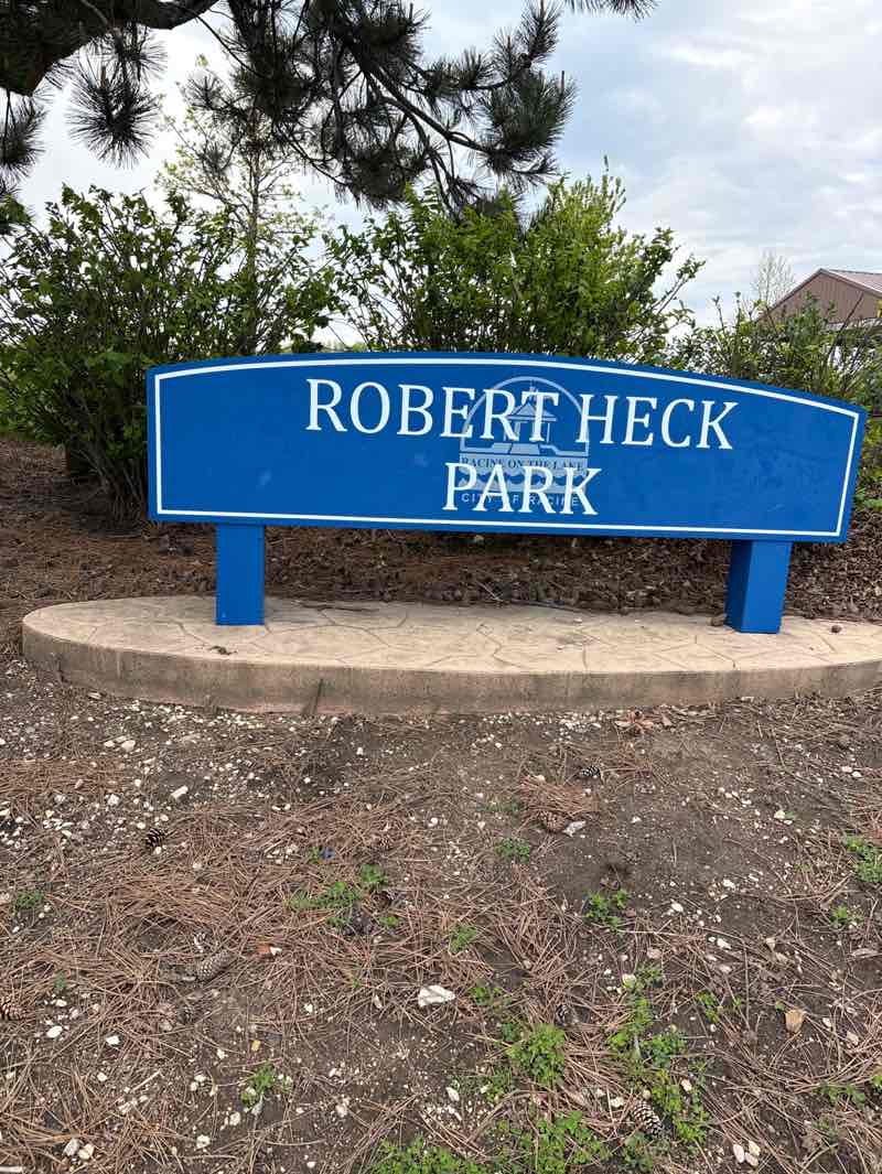 walking near me in Robert Heck Park in spring