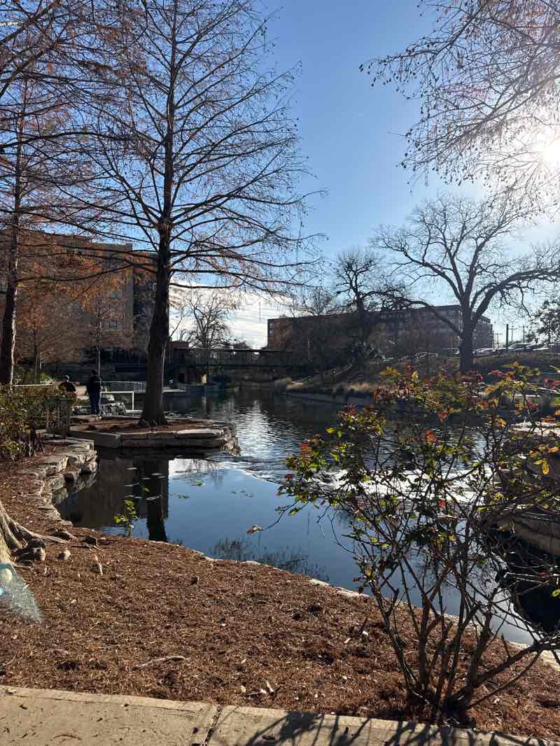 walking near me in Riverwalk Museum Reach in winter
