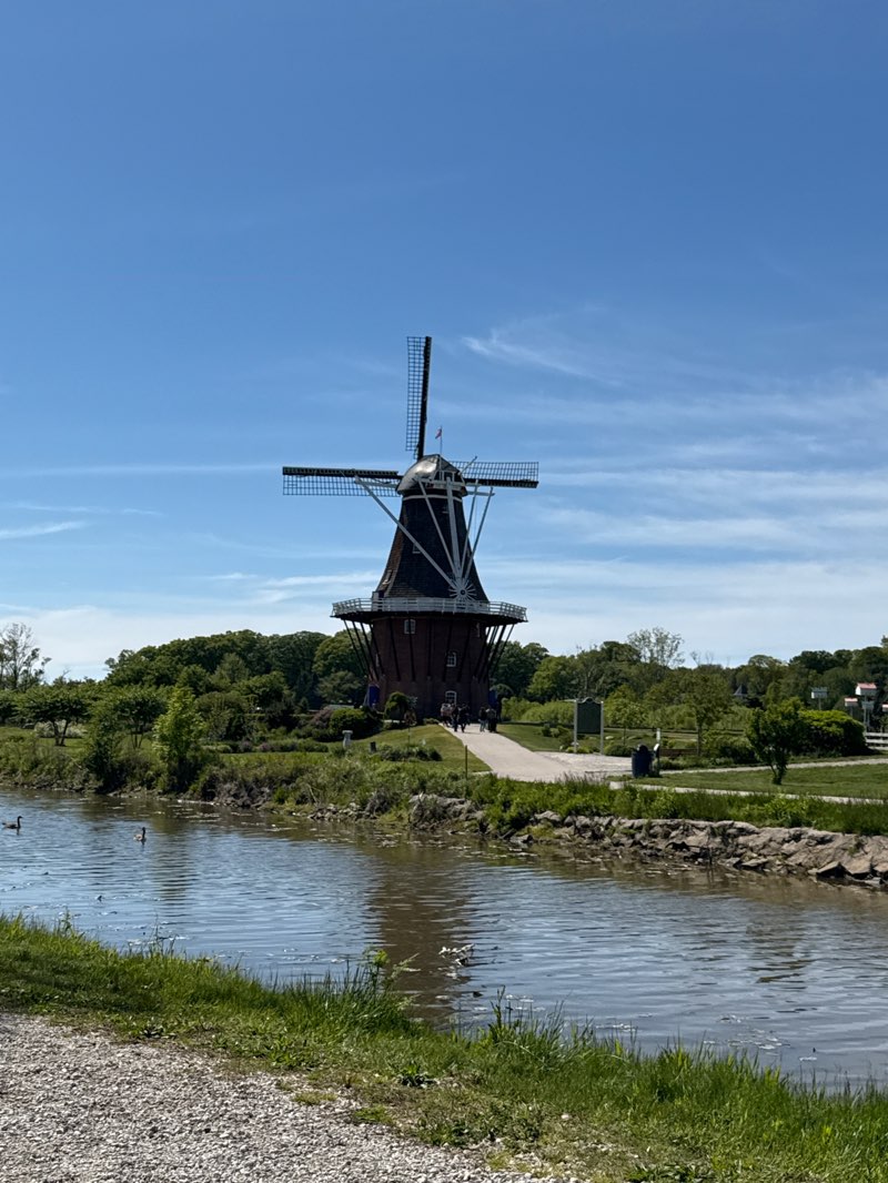 walking near me in Windmill Island Gardens in spring