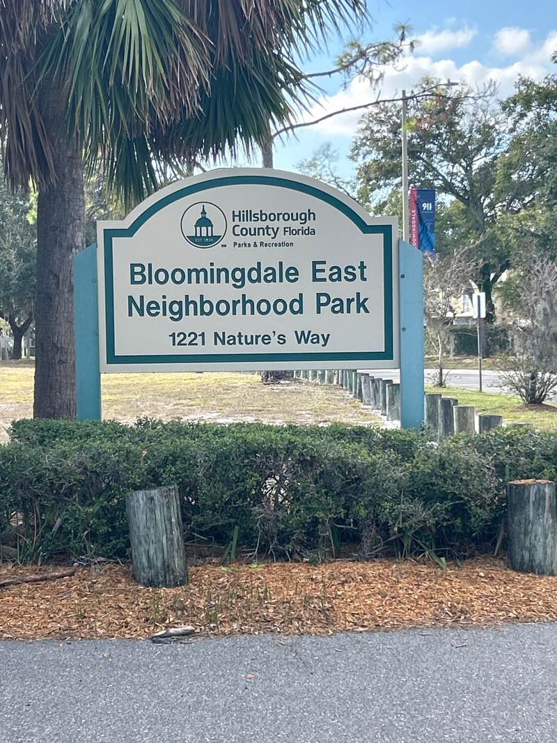 walking near me in Bloomingdale East Neighborhood Park in autumn