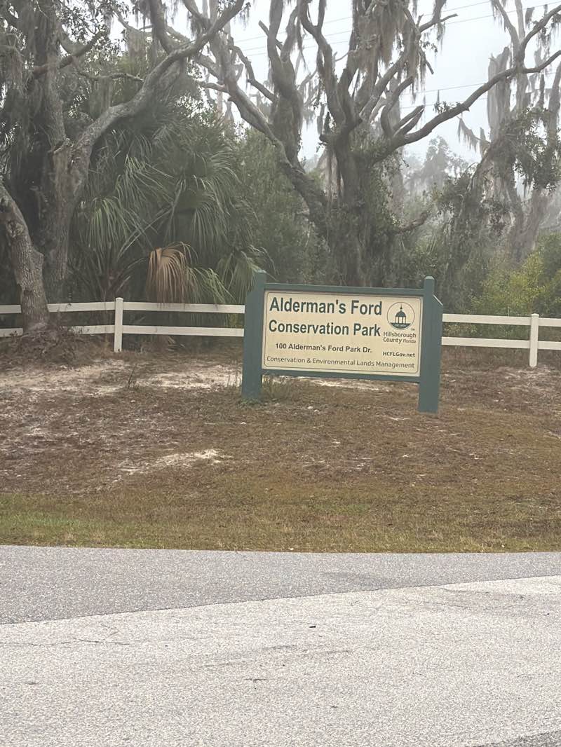 walking near me in Alderman's Ford Park in winter