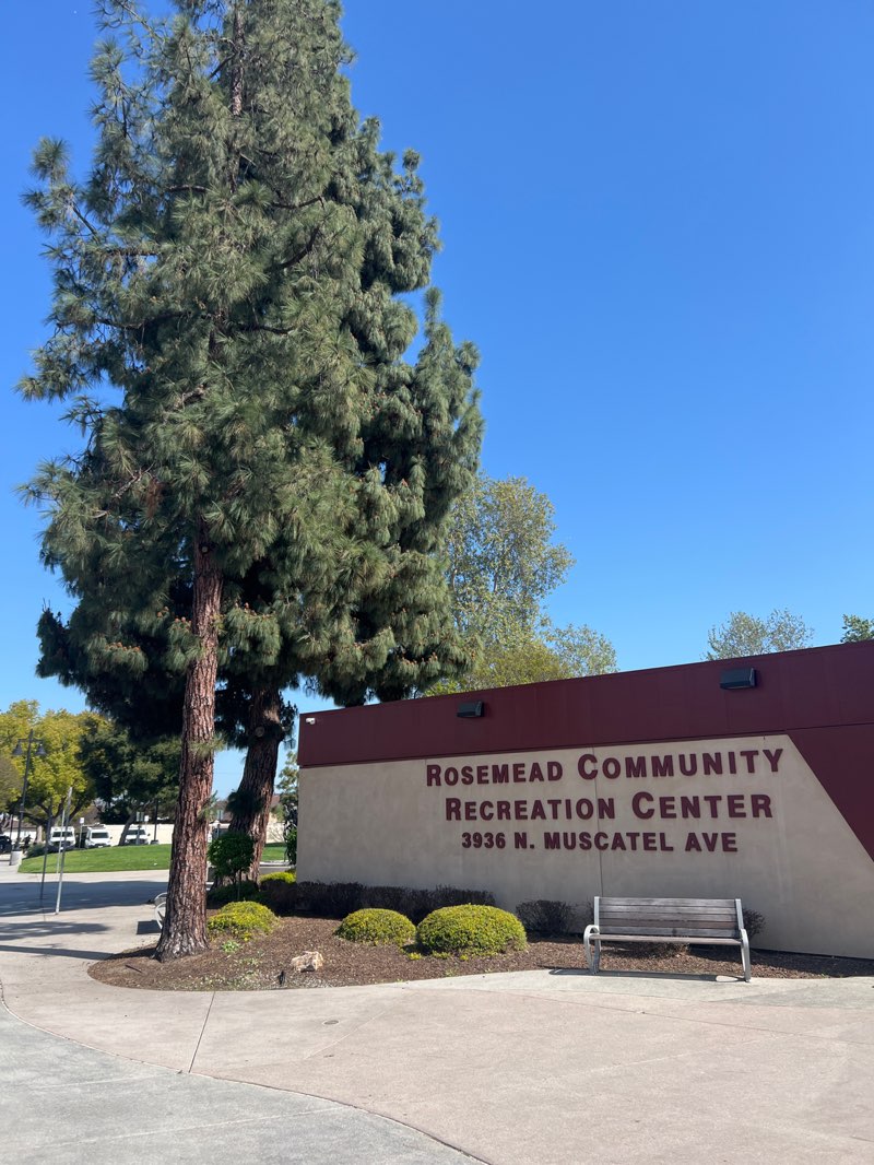 walking near me in Rosemead Community Center Park in spring