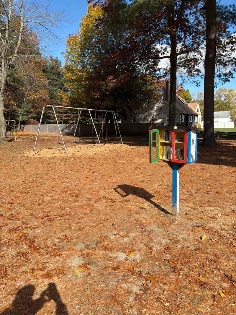 walking near me in Thornton Road Tot Lot in autumn