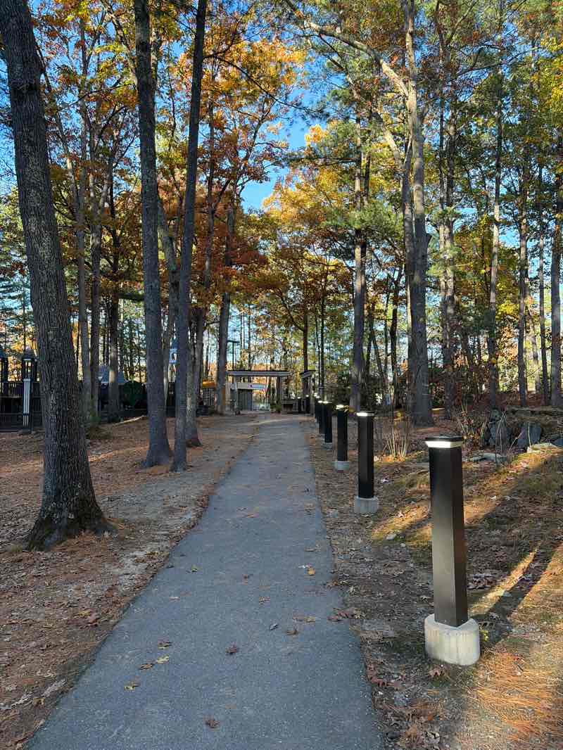 walking near me in Field of Dreams in autumn