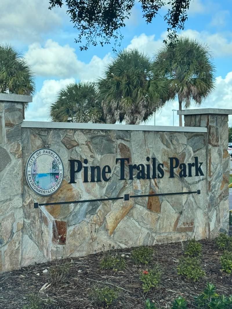 walking near me in Pine Trails Park in autumn