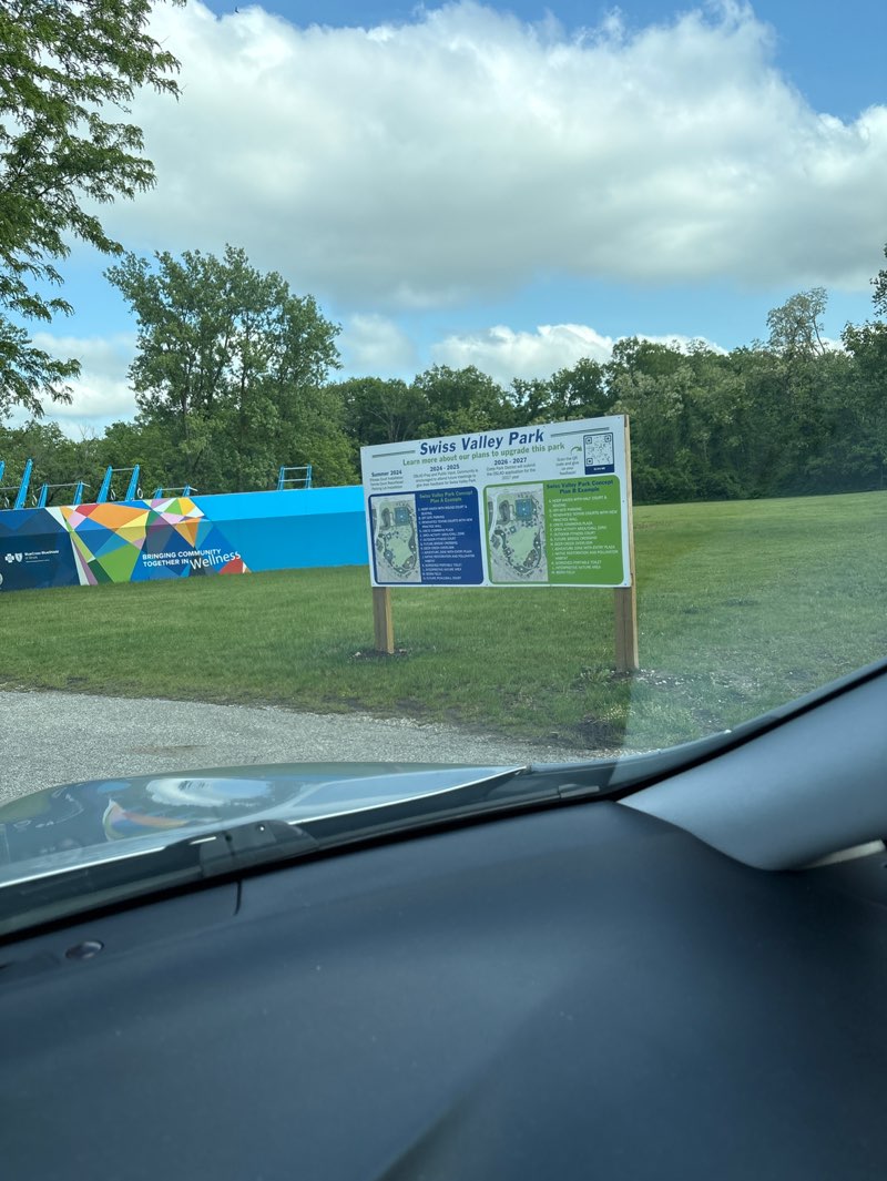 walking near me in Swiss Valley Park in spring