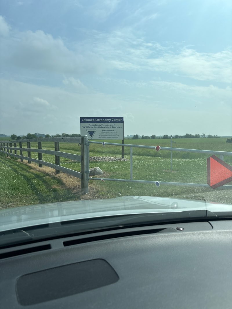 walking near me in Calumet Astronomy Center in summer