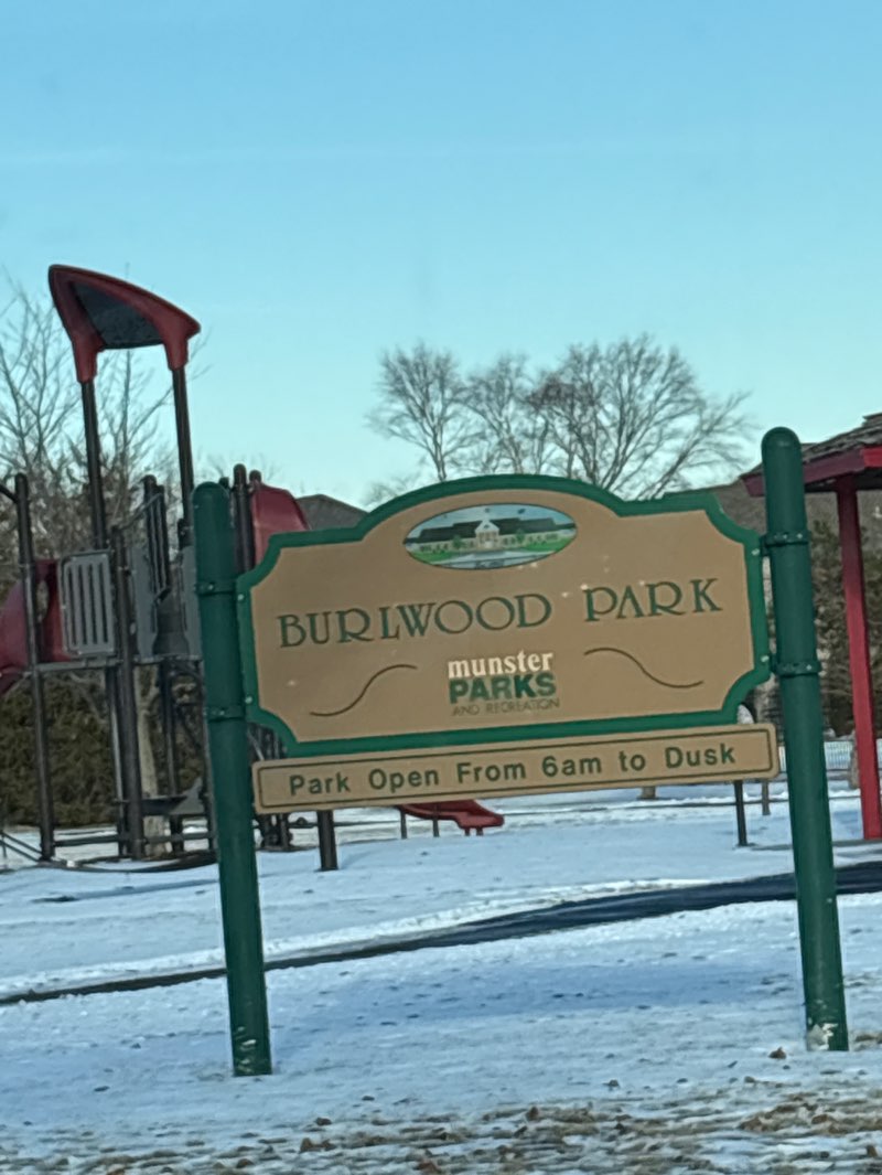 walking near me in Burlwood Park in winter