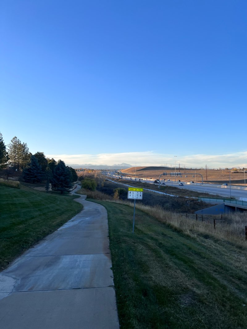 walking near me in Rock Creek Disc Golf Course at Autrey Park in winter